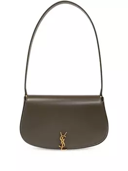 Saint Laurent мини-сумка через плечо Voltaire, зеленый