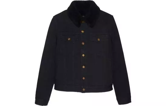 SAINT LAURENT Мужская джинсовая куртка, цвет Black