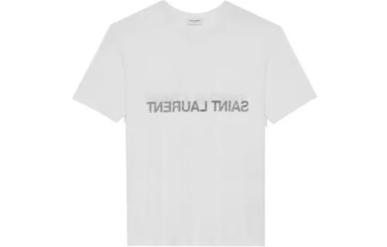 SAINT LAURENT Мужская футболка, Белый