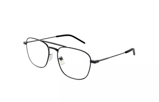 Оправа тонкая Saint Laurent для мужских очков, черный