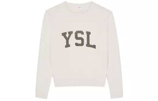 Saint Laurent Мужская толстовка, белый