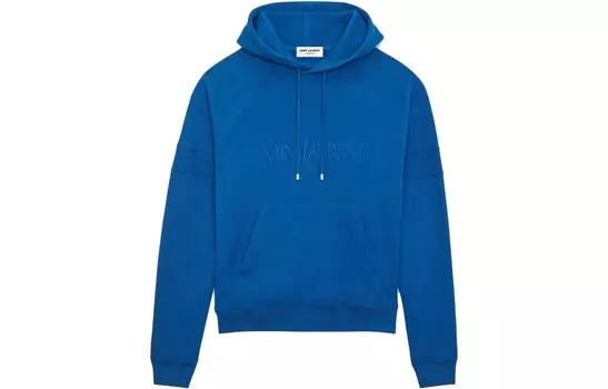 SAINT LAURENT Мужская толстовка, цвет Blue