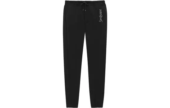 Штаны спортивные Saint Laurent мужские, черный