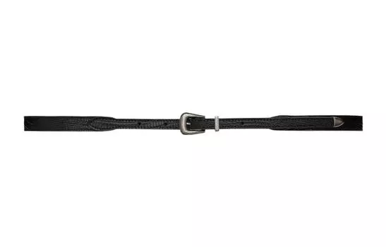 SAINT LAURENT Мужской кожаный ремень, Black