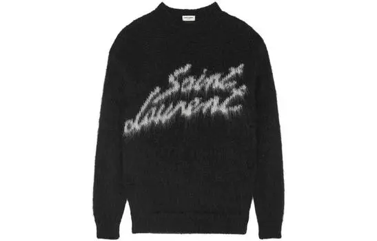 Мужской свитер Saint Laurent, черный