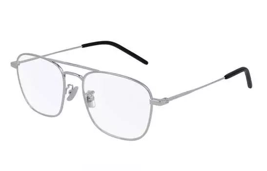 SAINT LAURENT Оптическая оправа унисекс, Silver