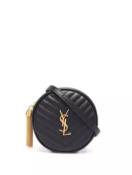 Saint Laurent поясная сумка Vinyle, черный