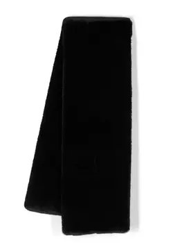 Saint Laurent прямоугольный шарф, черный