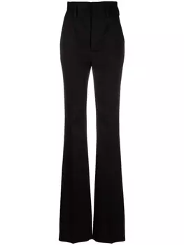 Saint Laurent прямые брюки, черный