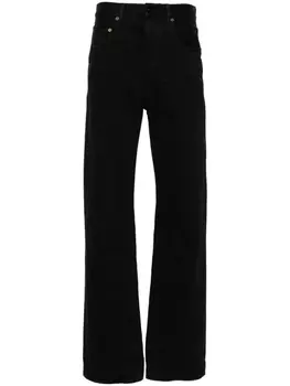 Saint Laurent прямые джинсы, черный