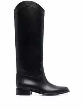 Saint Laurent сапоги Kate Chateau 30, черный