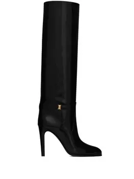Saint Laurent сапоги Linda, черный