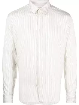 Saint Laurent шелковая рубашка на пуговицах, белый