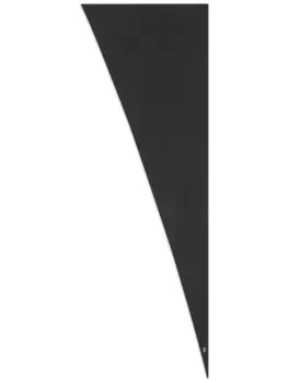 Saint Laurent шелковый платок с логотипом, черный