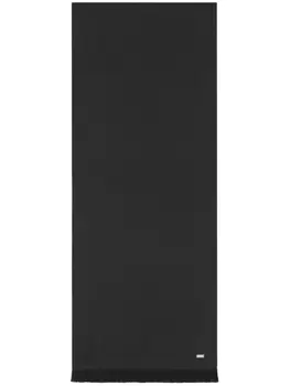 Saint Laurent шелковый шарф, черный