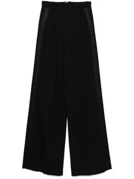 Saint Laurent шерстяные брюки, черный