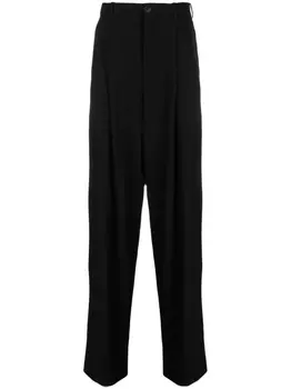 Saint Laurent широкие брюки, черный