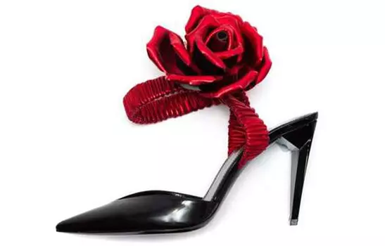 Шлепанцы женские Saint Laurent Freja, черный