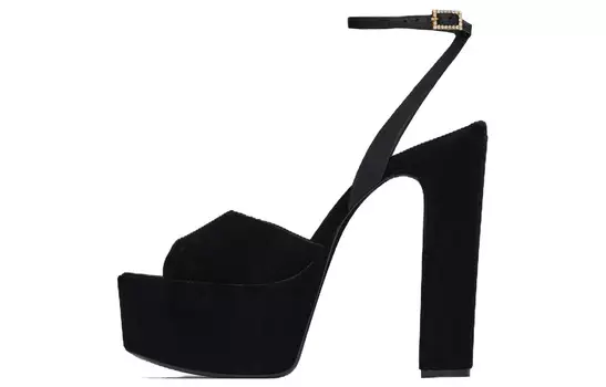 Шлепанцы женские Saint Laurent Jodie, черный