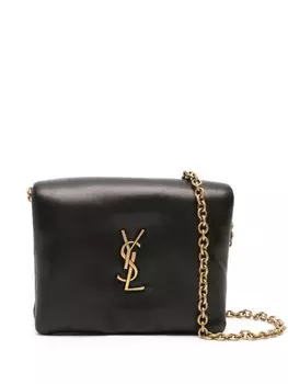 Saint Laurent складной кошелек Calypso, черный