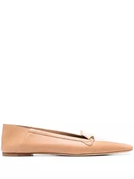 Saint Laurent слиперы Chris, коричневый