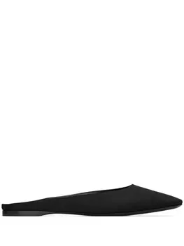 Saint Laurent слиперы Lido, черный