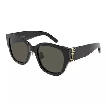 SAINT LAURENT Солнцезащитные очки Butterfly, женские, черные