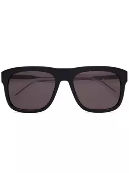Saint Laurent солнцезащитные очки SL 558 в квадратной оправе, черный