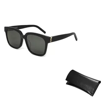 Солнцезащитные очки Saint Laurent с тонированными линзами, черный