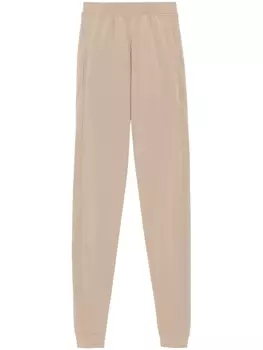 Saint Laurent спортивные брюки из вирджинской шерсти, нейтральный цвет
