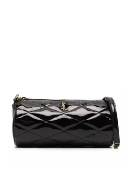Saint Laurent стеганая мини-сумка на плечо Sade, черный