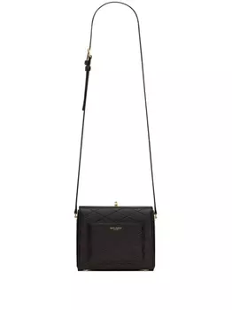 Saint Laurent стеганая мини-сумка, синий