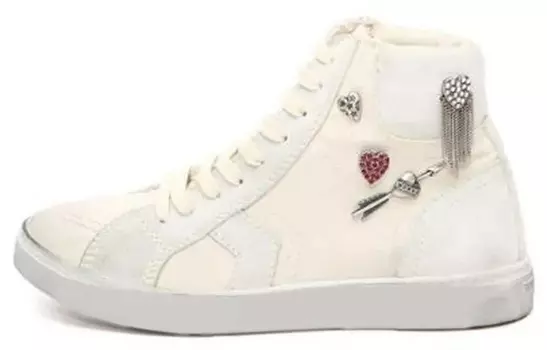 Кеды женские Saint Laurent Skateboard High-Top, белый