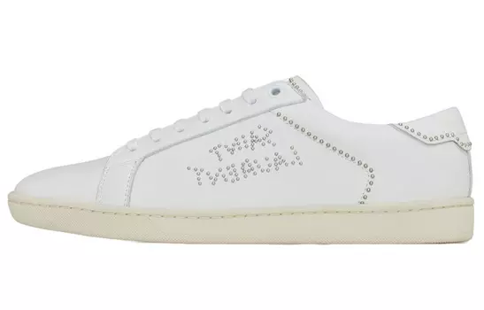 Кроссовки женские Saint Laurent с логотипом, белый