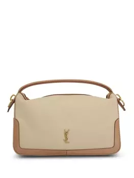 Saint Laurent сумка Camera с верхней ручкой, нейтральный цвет