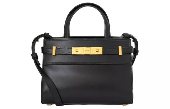 SAINT LAURENT Сумка через плечо из коровьей кожи, женская, черная