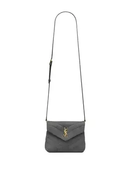 Saint Laurent сумка через плечо Loulou Toy, серый