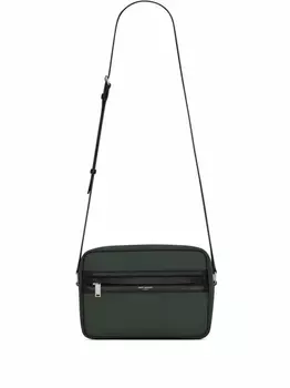 Saint Laurent сумка-мессенджер через плечо Camp, зеленый