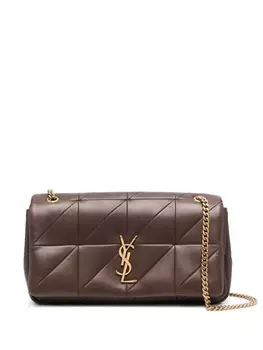 Saint Laurent сумка на плечо Jamie среднего размера, коричневый