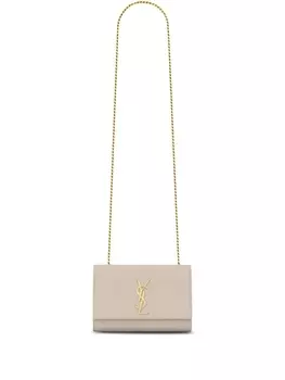 Saint Laurent сумка на плечо Kate, нейтральный цвет