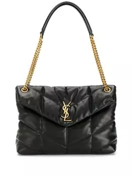 Saint Laurent сумка на плечо Loulou, черный