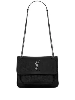 Saint Laurent сумка на плечо Niki Baby, черный