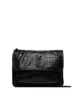 Saint Laurent сумка на плечо Niki среднего размера, черный