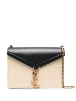Saint Laurent сумка на плечо с логотипом, черный