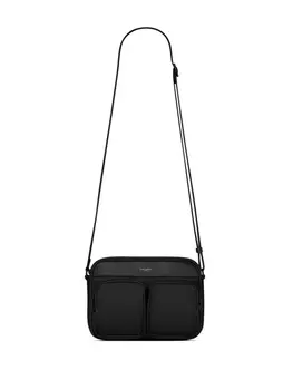 Saint Laurent сумка на плечо с логотипом, черный