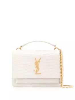 Saint Laurent сумка на плечо Sunset, белый