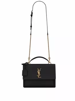 Saint Laurent сумка на плечо Sunset, черный
