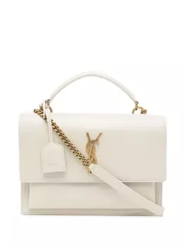 Saint Laurent сумка на плечо Sunset, нейтральный цвет
