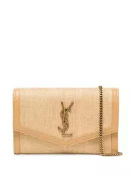 Saint Laurent сумка на плечо Uptown, нейтральный цвет