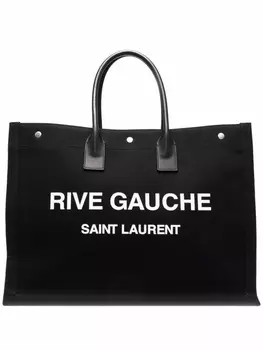 Saint Laurent сумка-шопер Rive Gauche, черный